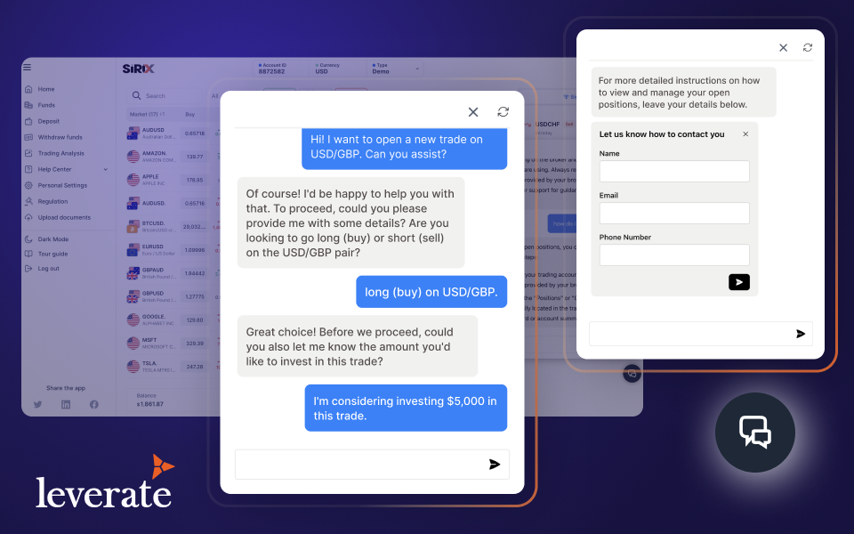The Chatbot Assistant plays a pivotal role in enhancing customer service standards by offering real-time support and catering to diverse linguistic needs, the Chatbot Assistant contributes to increased trader satisfaction and loyalty, leading to significant business growth opportunities. 