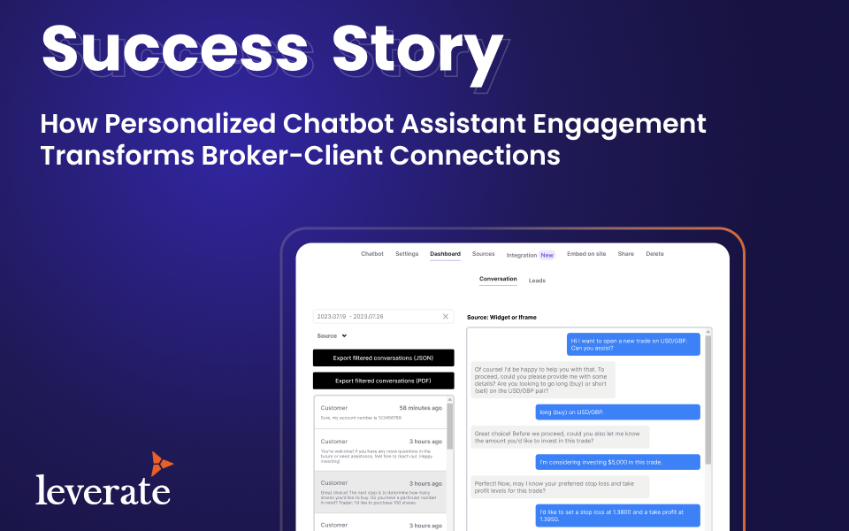 How personalized chatbot assistant engagement transforms broker - client connections.