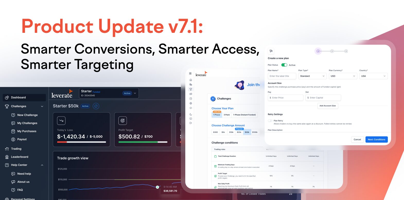 Atualização do produto v7.1: conversões mais inteligentes, acesso mais inteligente, direcionamento mais inteligente 1