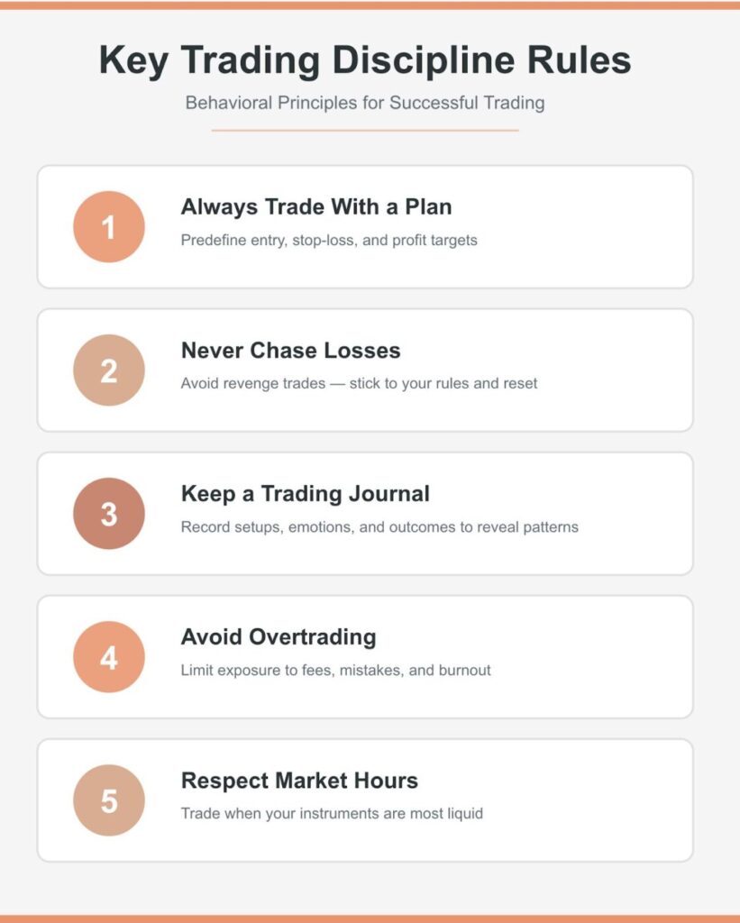5 条关键的交易纪律规则